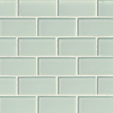 ARCTIC ICE GLASS SUBWAY TILE 2X4