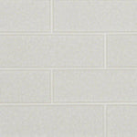 FROSTED ICICLE GLASS SUBWAY TILE 3X9