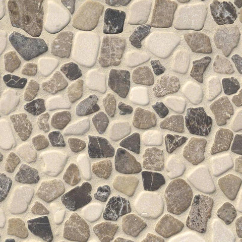 MIX MARBLE PEBBLES BACKED